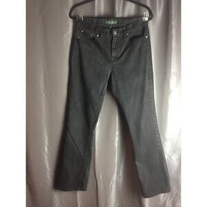LRL Lauren Ralph Lauren Women’s Classic Bootcut Jeans Black Size 8